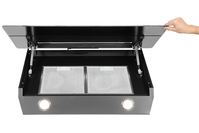 Máy hút mùi kính vát Hafele HH-WVG90B (539.89.335) Màu Đen