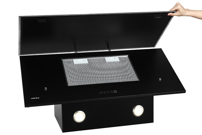 Máy hút mùi kính vát Hafele HH-WVS90A (533.86.003) Màu Đen