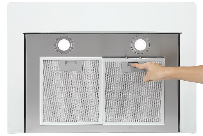 Máy hút mùi kính cong Hafele HH-WT70A (533.86.807) Màu Đen