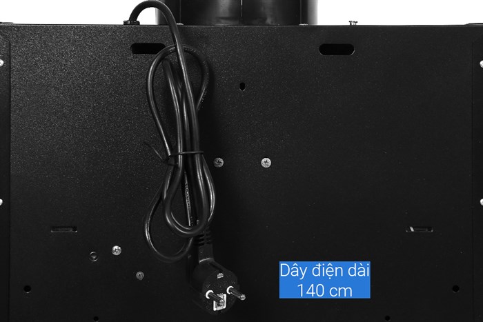 Máy hút mùi kính vát Kangaroo KG1361 Màu Đen