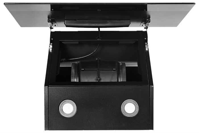 Máy hút mùi kính vát Kangaroo KG1361 Màu Đen