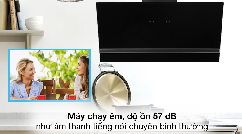 Máy hút mùi áp tường Kangaroo KG1361 - Độ ồn 57 dB