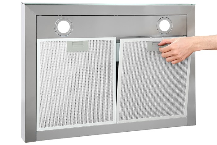 Máy hút mùi áp tường Kangaroo KG70TH1 Màu Bạc