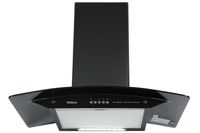 Máy hút mùi kính cong Makano MKH-000008 Màu Đen