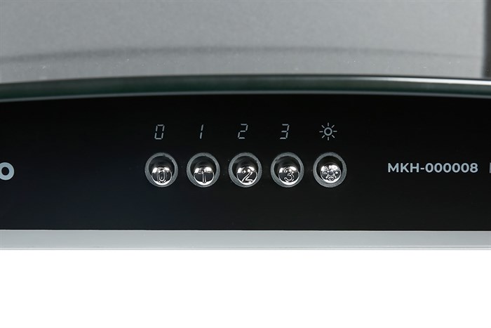 Máy hút mùi kính cong Makano MKH-000008 Màu Đen