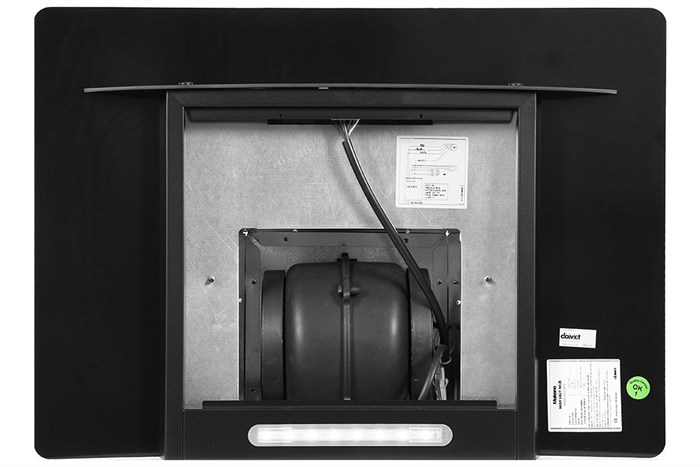 Máy hút mùi kính cong Makano MKH-000009 Màu Đen