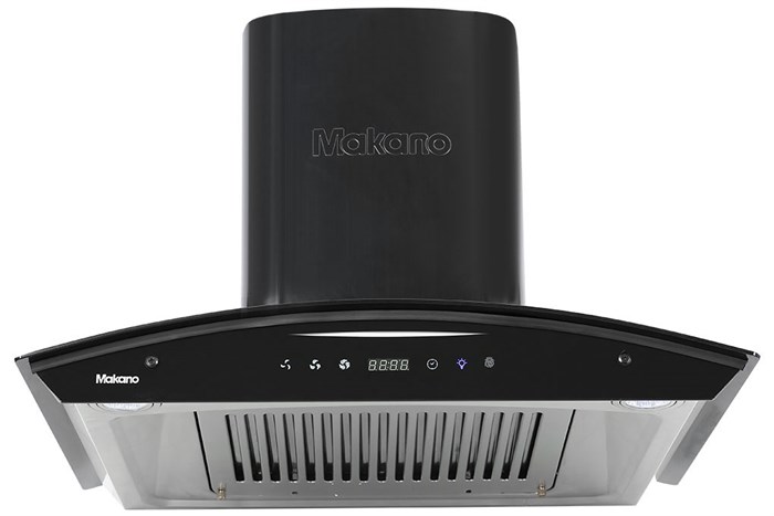 Máy hút mùi kính cong Makano MKH-000001 Màu Đen