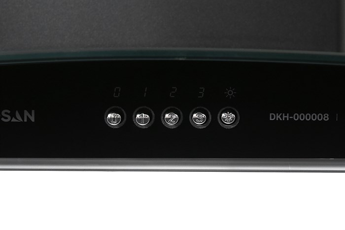 Máy hút mùi kính cong Daikiosan DKH-000008 Màu Đen