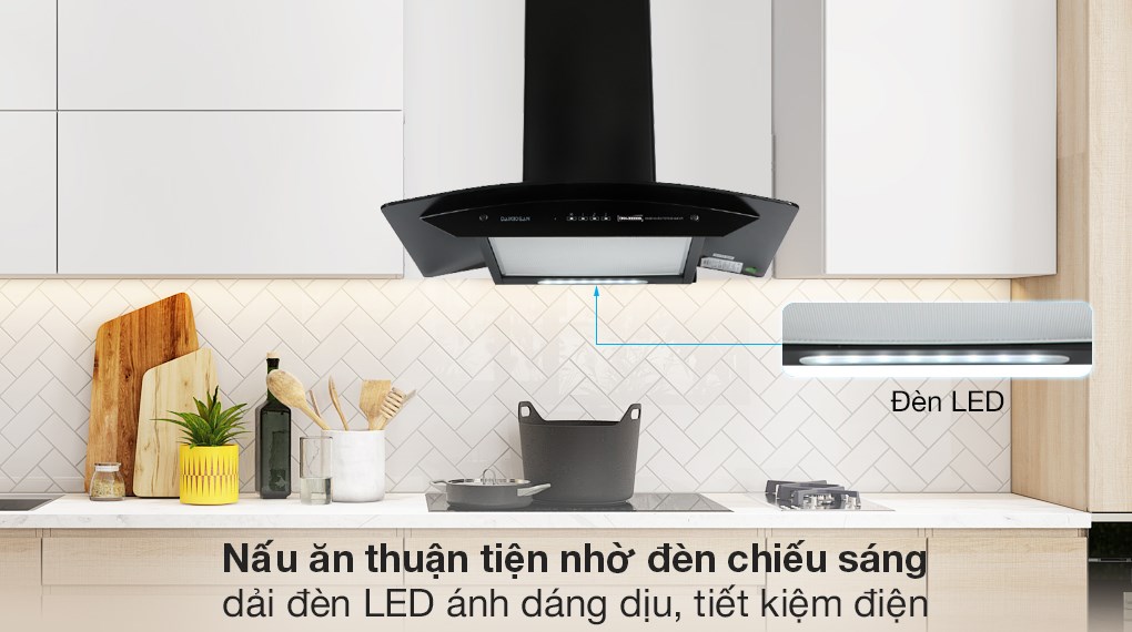 Máy hút mùi kính cong Daikiosan DKH-000009