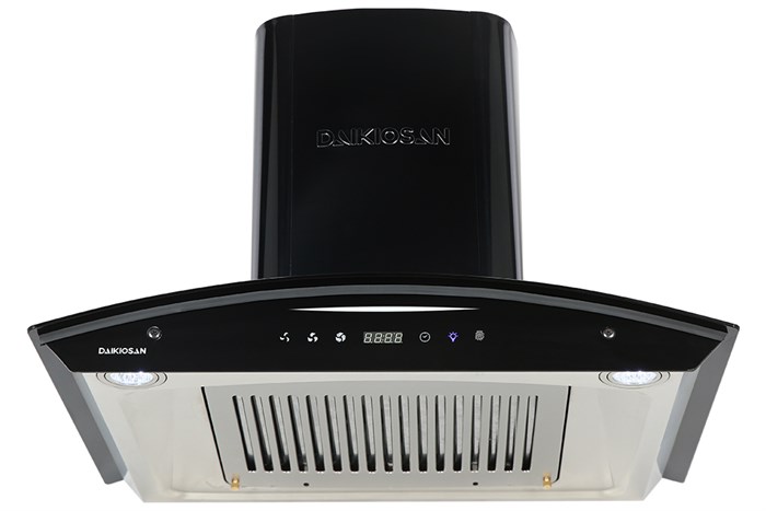 Máy hút mùi kính cong Daikiosan DKH-000001 Màu Đen