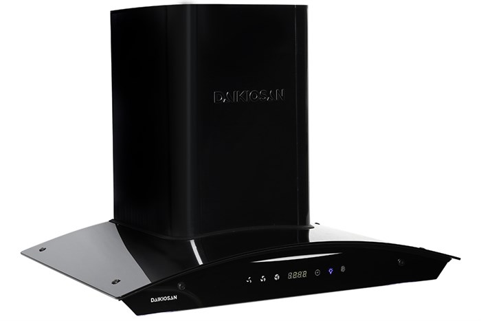 Máy hút mùi kính cong Daikiosan DKH-000001 Màu Đen