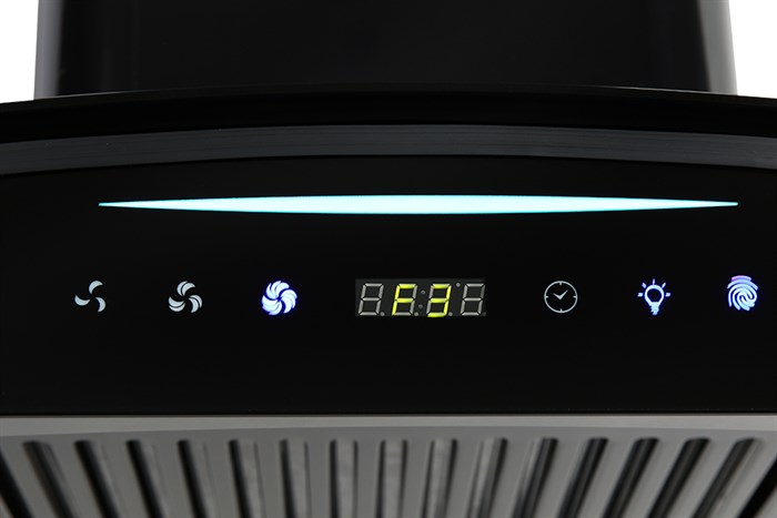 Máy hút mùi kính cong Daikiosan DKH-000001 Màu Đen