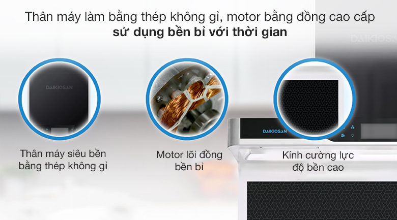 Linh kiện - Máy hút mùi áp tường Daikiosan DKH-000002