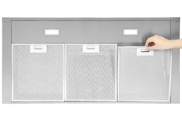 Máy hút mùi áp tường Smeg KBT900XE (536.84.493) Màu Bạc Inox