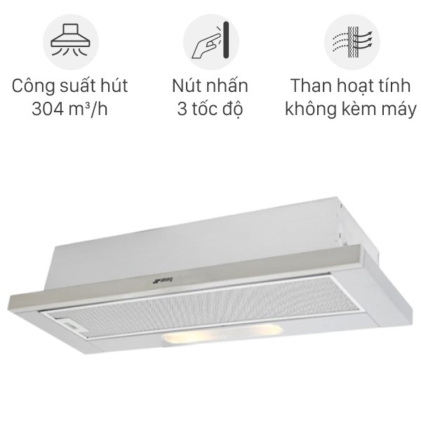 Máy hút mùi âm tủ Smeg KSET92E (536.84.872)