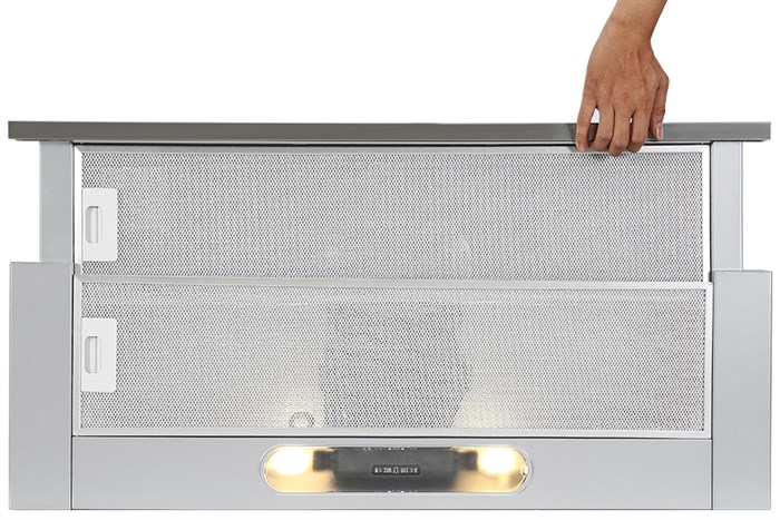 Máy hút mùi âm tủ Smeg KSET92E (536.84.872) Màu Bạc