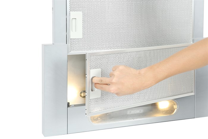 Máy hút mùi âm tủ Smeg KSET62E (536.84.832) Màu Bạc