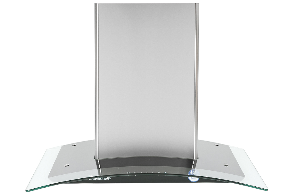 Máy hút mùi kính cong BlueStone HOB-8735 Màu Bạc Inox