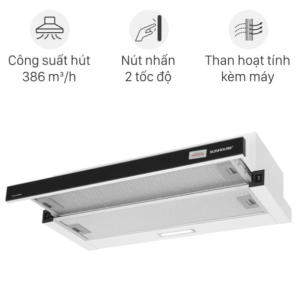 Máy hút mùi âm tủ Sunhouse SHB6123