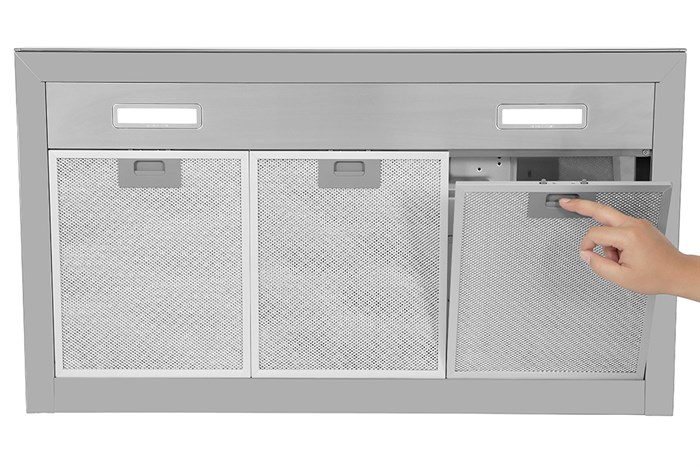 Máy hút mùi áp tường Bosch DWBM98G50B Màu Bạc Inox