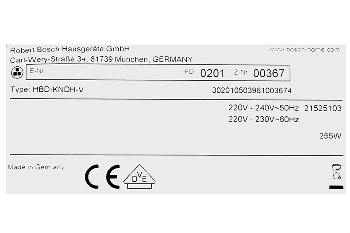 Máy hút mùi áp tường Bosch DWB97IM50 Màu Bạc Inox