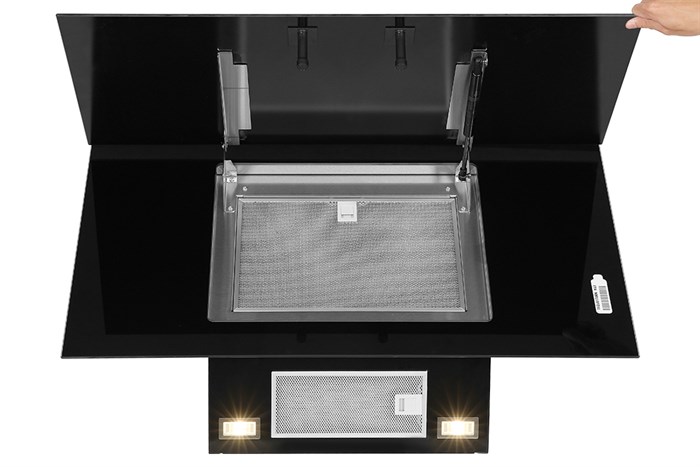 Máy hút mùi kính vát Bosch DWK97JM60 Màu Đen