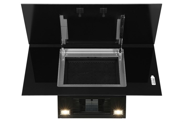 Máy hút mùi kính vát Bosch DWK97JM60 Màu Đen