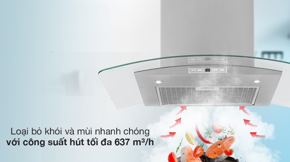 Máy hút mùi kính cong Teka NC 780