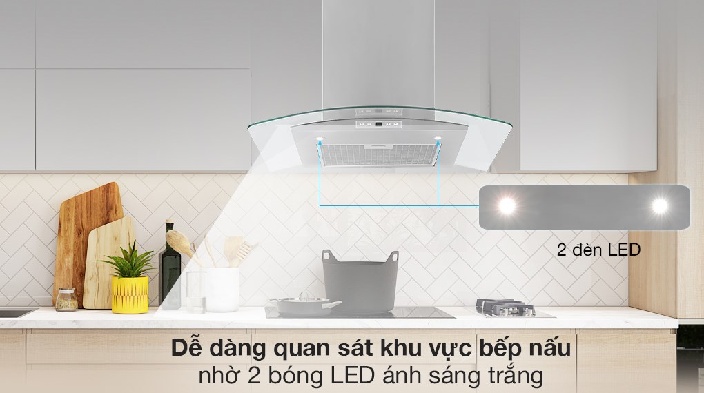 Máy hút mùi kính cong Teka NC 780