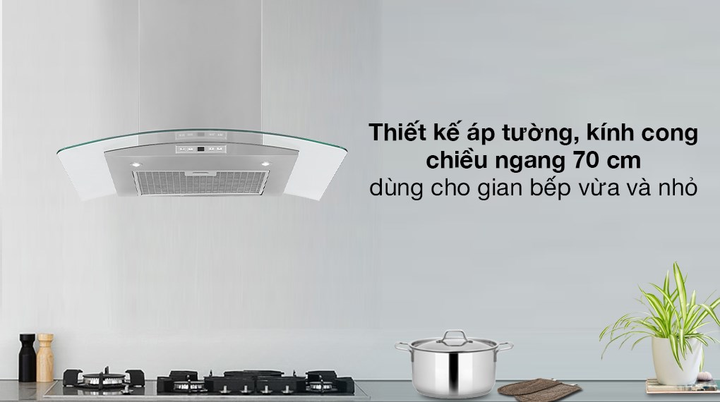 Máy hút mùi kính cong Teka NC 780