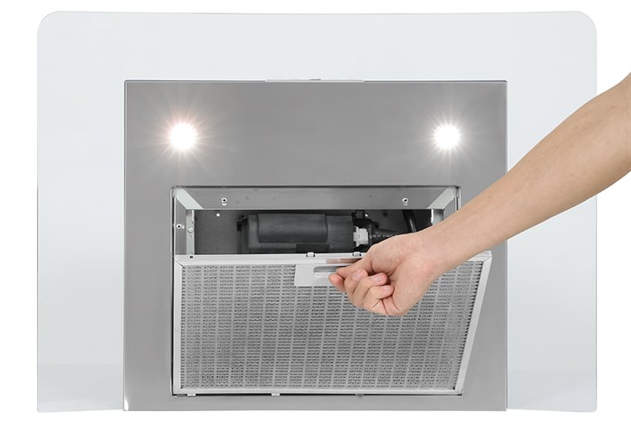 Máy hút mùi kính cong Teka NC 780 Màu Bạc Inox