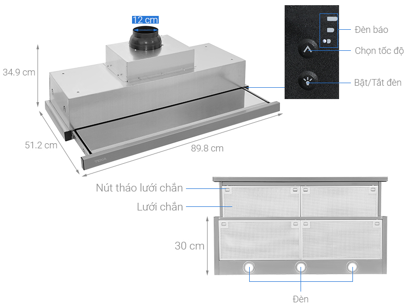 Campana Teka INOX CNL 9610