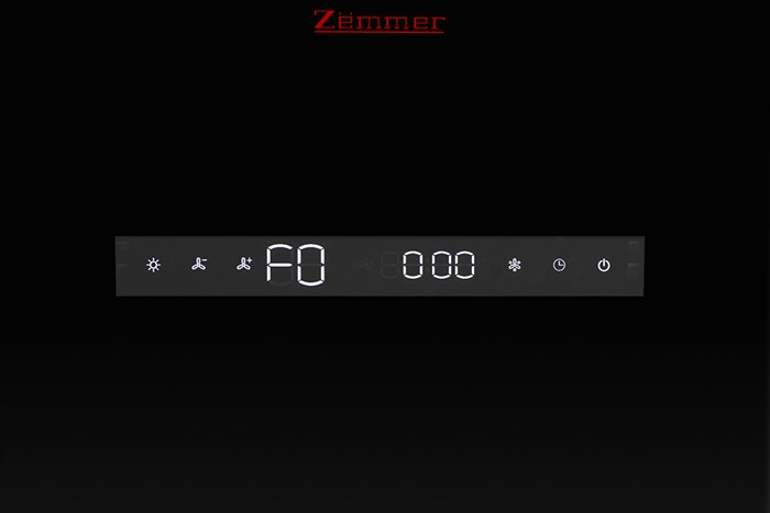 Máy hút mùi kính vát Zemmer HSMT 700ECO PRO Màu Đen