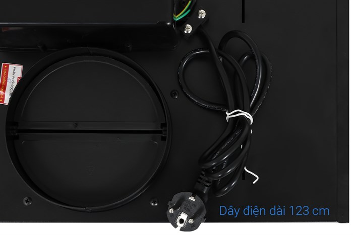 Máy hút mùi kính vát Zemmer HSMT 700ECO PRO Màu Đen