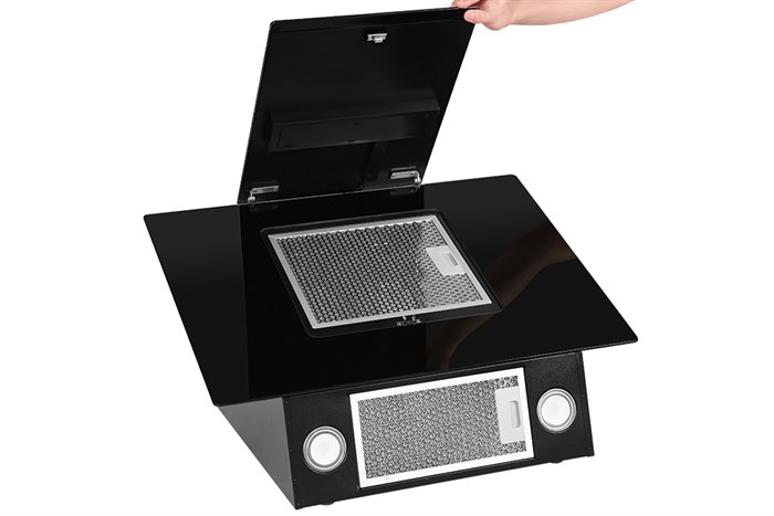 Máy hút mùi kính vát Zemmer HSMT 700ECO PRO Màu Đen