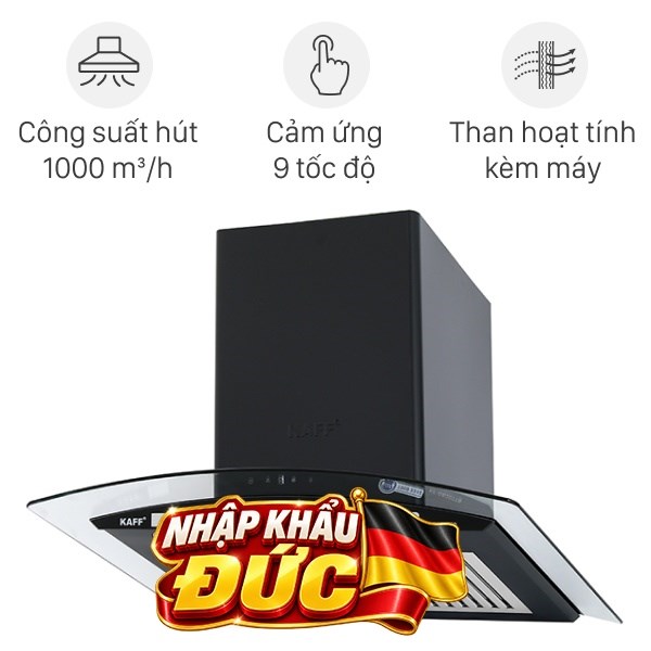 Máy hút mùi kính cong KAFF KF-GB207TB