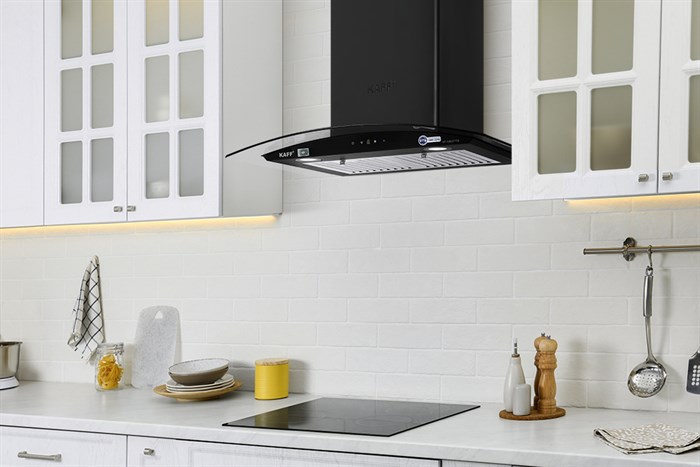 Máy hút mùi kính cong KAFF KF-GB207TB Màu Đen