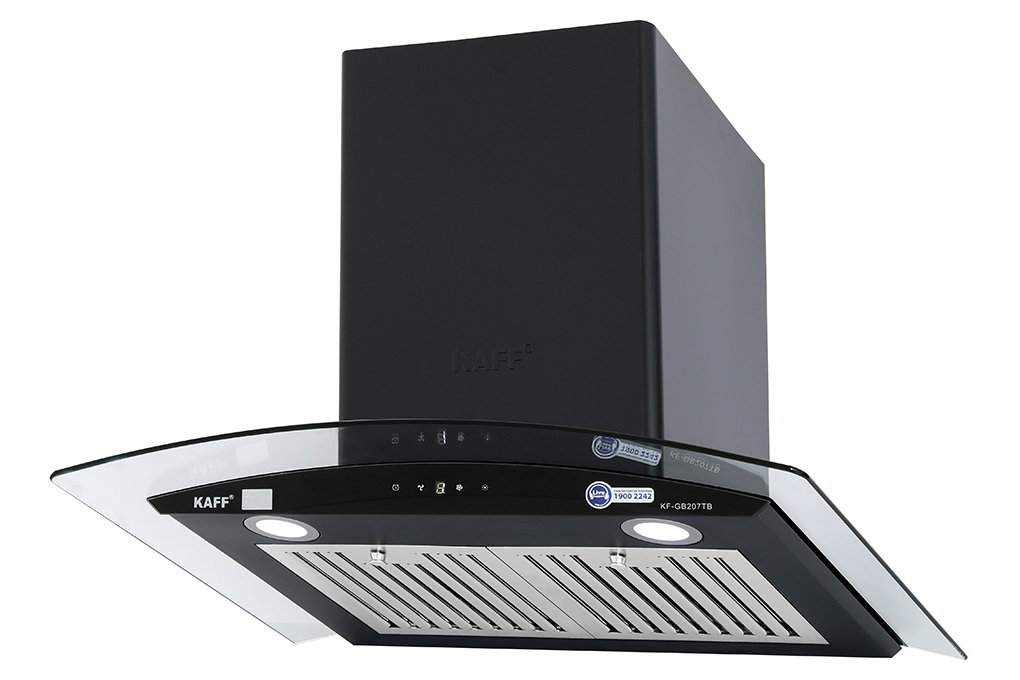 Máy hút mùi kính cong KAFF KF-GB207TB Màu Đen