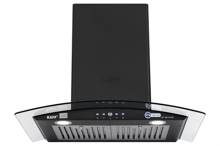 Máy hút mùi kính cong KAFF KF-GB107PB Màu Đen