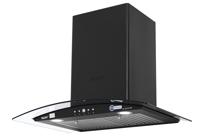 Máy hút mùi kính cong KAFF KF-GB107PB Màu Đen