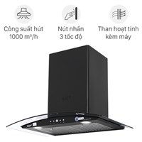 Máy hút mùi kính cong KAFF KF-GB107PB
