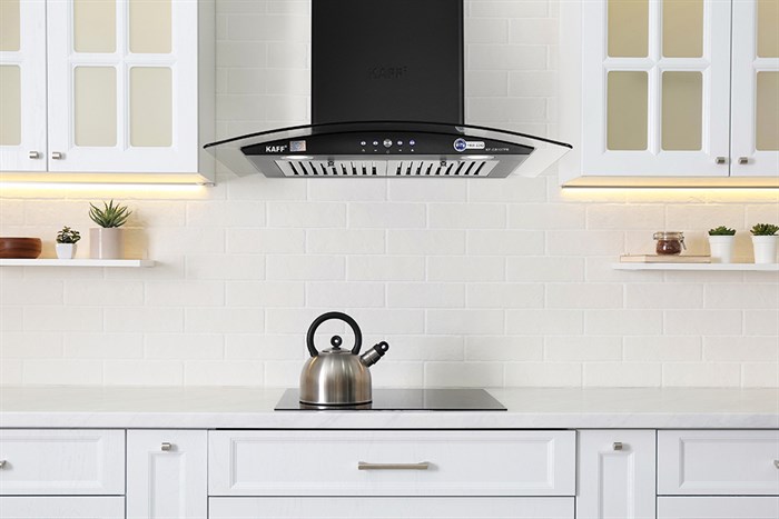 Máy hút mùi kính cong KAFF KF-GB107PB Màu Đen