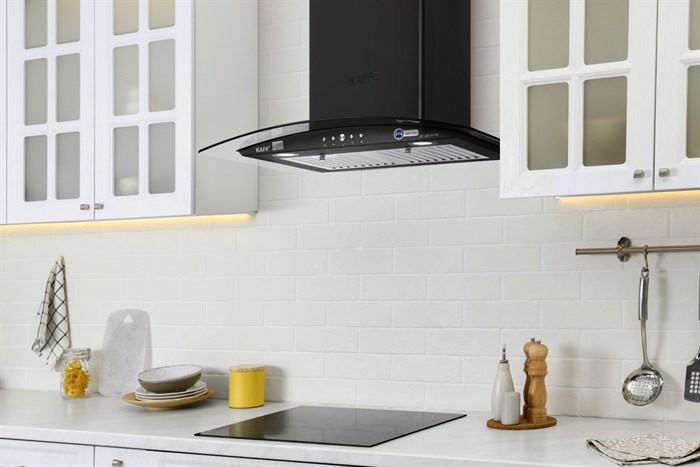 Máy hút mùi kính cong KAFF KF-GB107PB Màu Đen