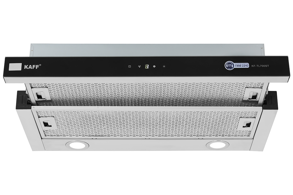 Máy hút mùi âm tủ KAFF KF-TL700ST Màu Đen - Bạc