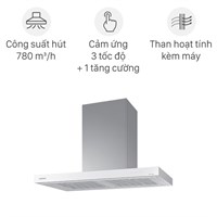 Máy hút mùi áp tường Samsung Bespoke NK36CB665WWHSV
