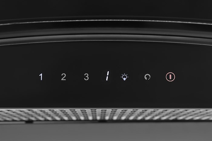 Máy hút mùi kính cong Pramie AC23-700 Màu Đen