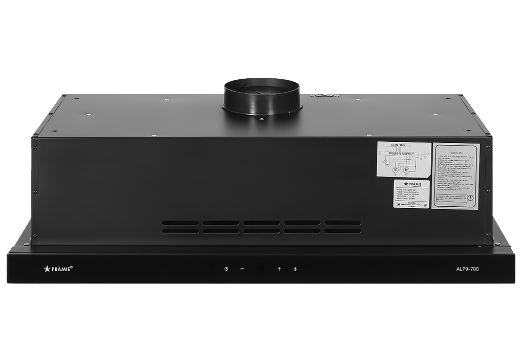 Máy hút mùi âm tủ Pramie ALP9-700 Màu Đen