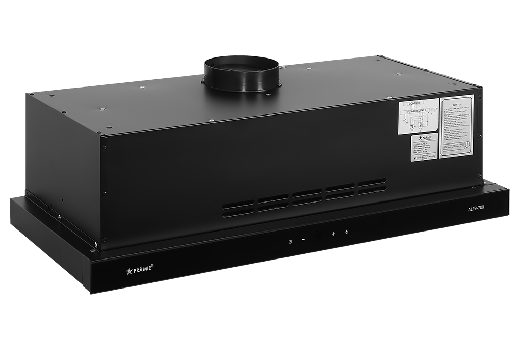 Máy hút mùi âm tủ Pramie ALP9-700 Màu Đen