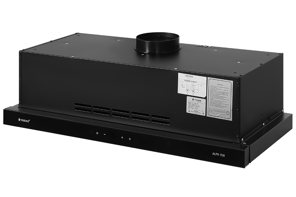 Máy hút mùi âm tủ Pramie ALP9-700 Màu Đen
