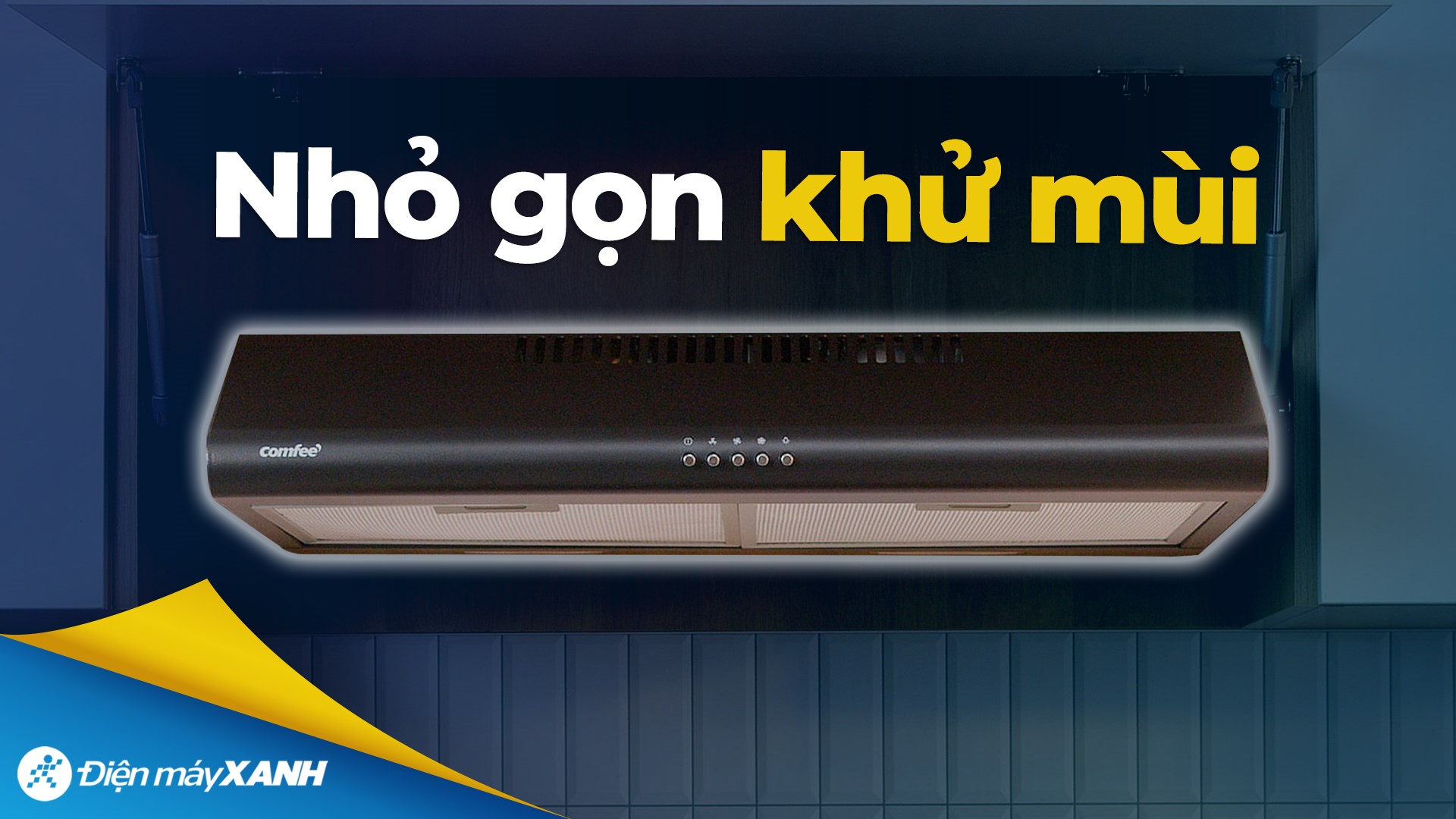 Máy hút mùi âm tủ Comfee CH-70SF49B